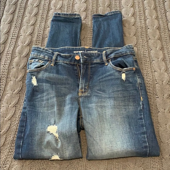 Old Navy Denim - Old Navy Rockstar Mid-Rise skinny jeans, size 8R!